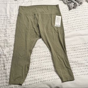 BNWT Lululemon Align 25 leggings green size 20!